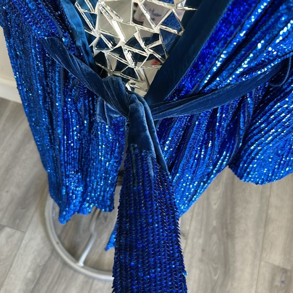 RETROFETE Audrey Robe in Royal Blue Sz M NWT - Picture 6 of 8